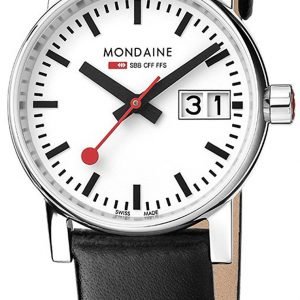 Mondaine Mse.30210.Lb Kello Valkoinen / Nahka