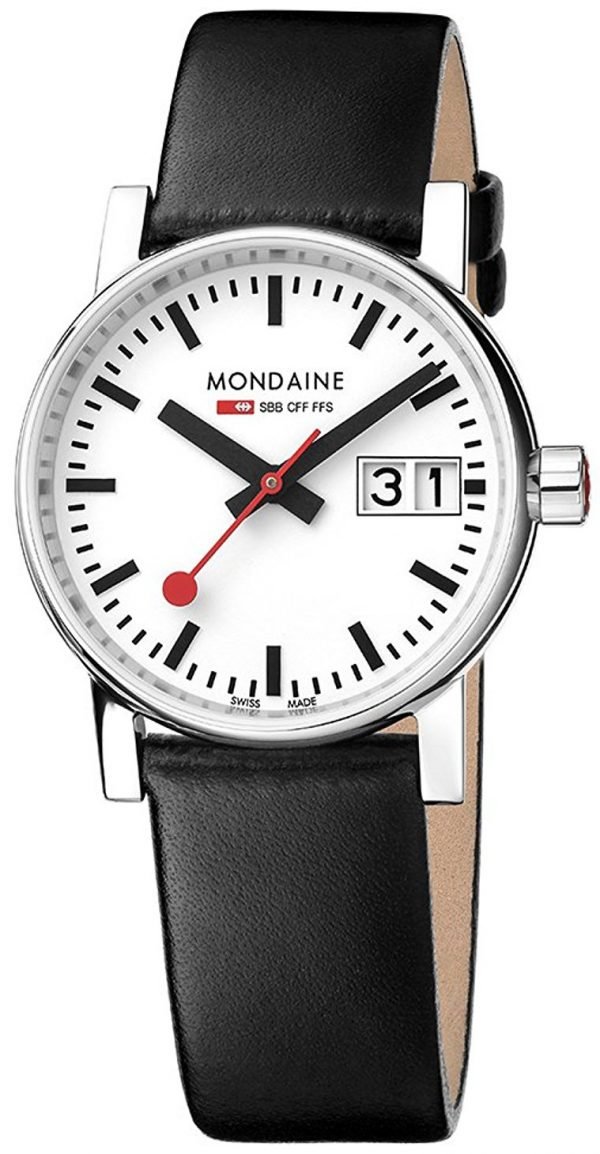 Mondaine Mse.30210.Lb Kello Valkoinen / Nahka