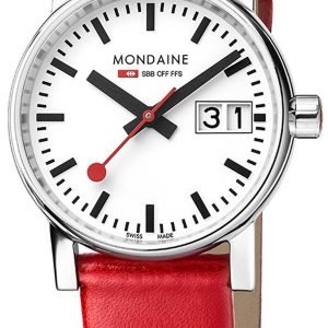 Mondaine Mse.30210.Lc Kello Valkoinen / Nahka