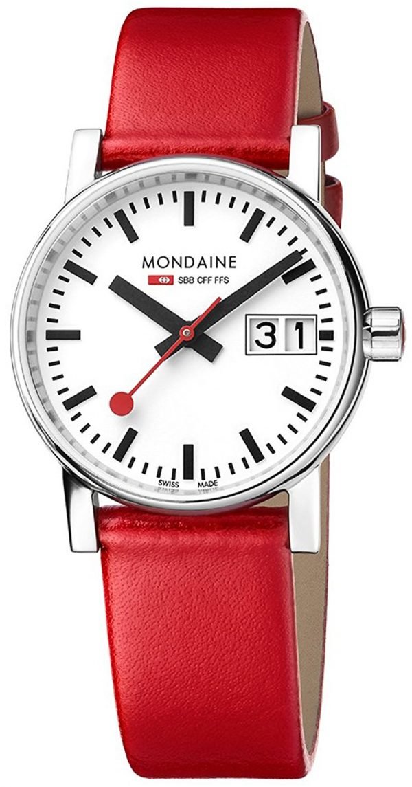 Mondaine Mse.30210.Lc Kello Valkoinen / Nahka