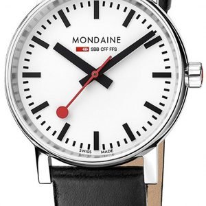 Mondaine Mse.35110.Lb Kello Valkoinen / Nahka