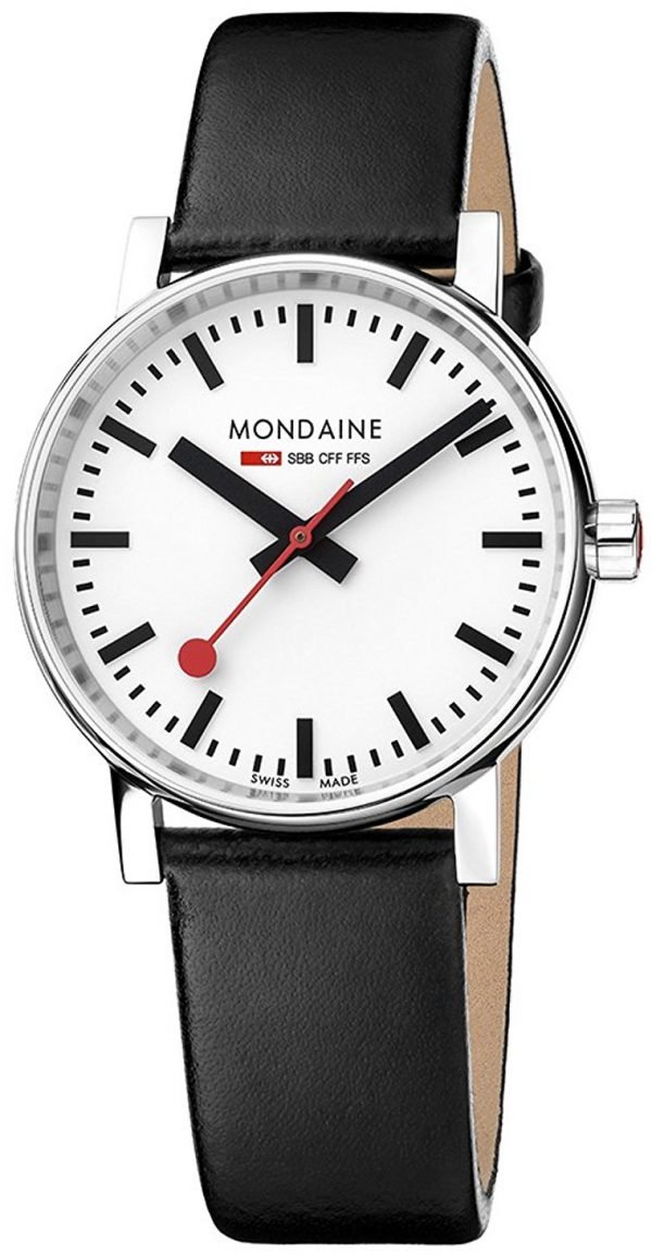 Mondaine Mse.35110.Lb Kello Valkoinen / Nahka