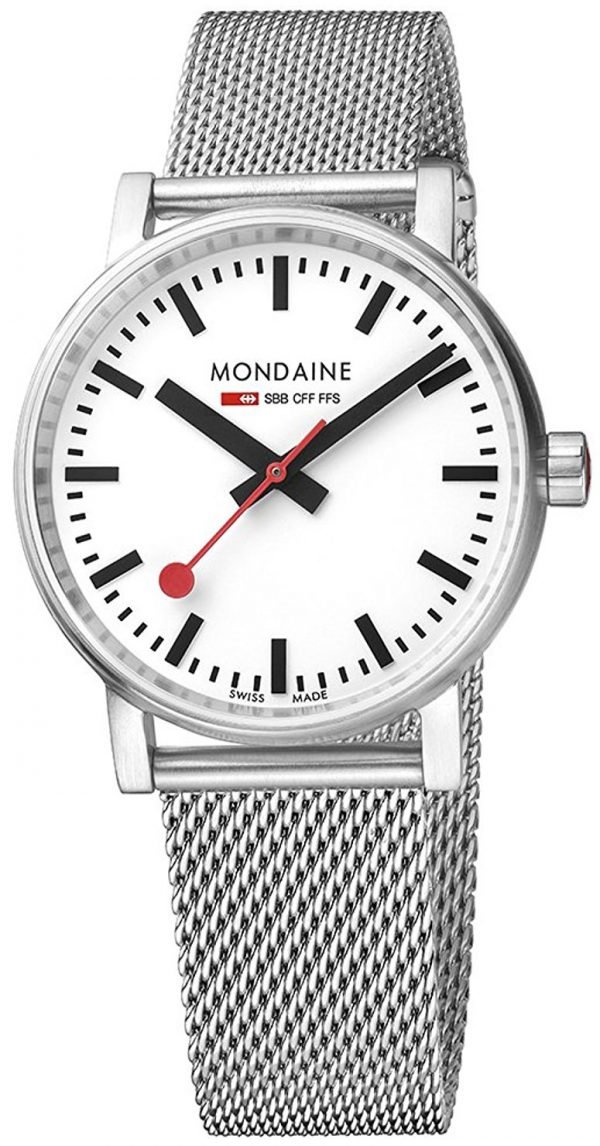 Mondaine Mse.35110.Sm Kello Valkoinen / Teräs