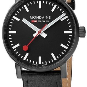 Mondaine Mse.35121.Lb Kello Musta / Nahka