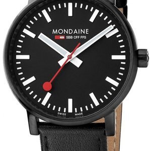 Mondaine Mse.40121.Lb Kello Musta / Nahka