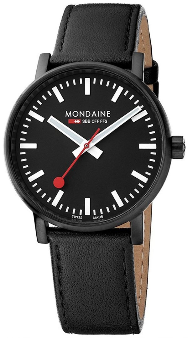 Mondaine Mse.40121.Lb Kello Musta / Nahka