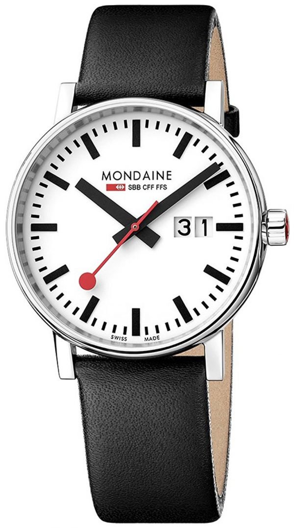 Mondaine Mse.40210.Lb Kello Valkoinen / Nahka