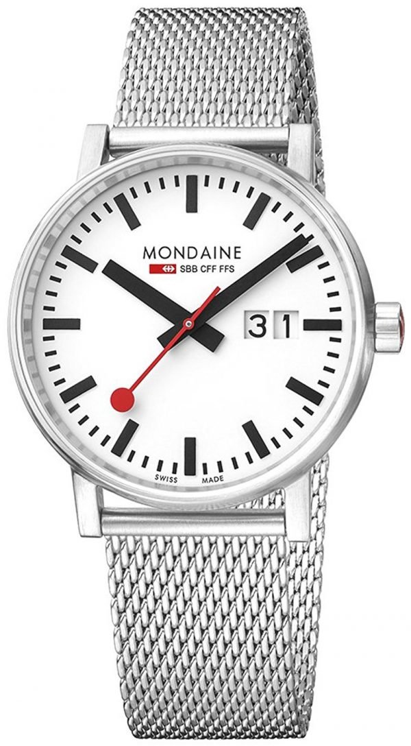 Mondaine Mse.40210.Sm Kello Valkoinen / Teräs