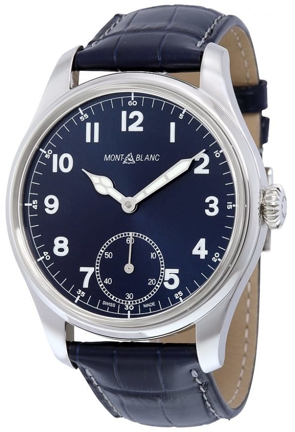 Montblanc 1858 113702 Kello Sininen / Nahka