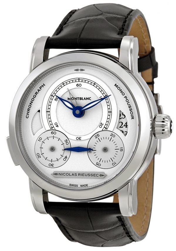 Montblanc Nicolas Rieussec 111012 Kello Hopea / Nahka