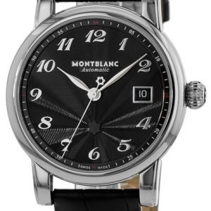 Montblanc Star 107314 Kello Musta / Nahka