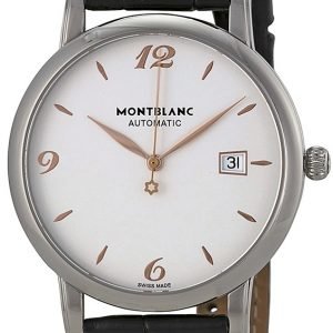 Montblanc Star 110717 Kello Valkoinen / Nahka