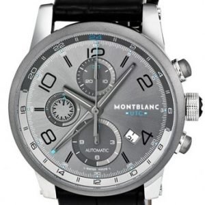 Montblanc Timewalker 107339 Kello Harmaa / Nahka