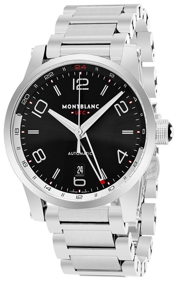 Montblanc Timewalker 109135 Kello Musta / Teräs