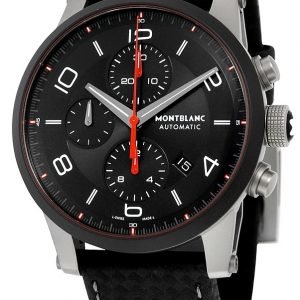 Montblanc Timewalker 112604 Kello Musta / Nahka