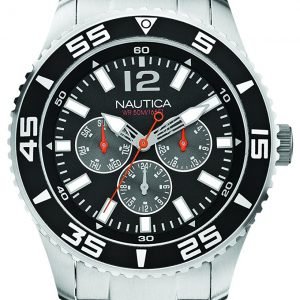 Nautica Analog A15656g Kello Musta / Teräs