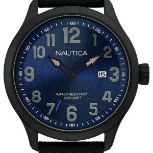 Nautica Analog Nai11515g Kello Sininen / Nahka