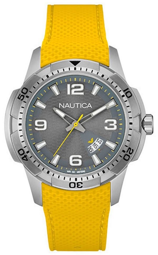 Nautica Analog Nai12520g Kello Harmaa / Kumi