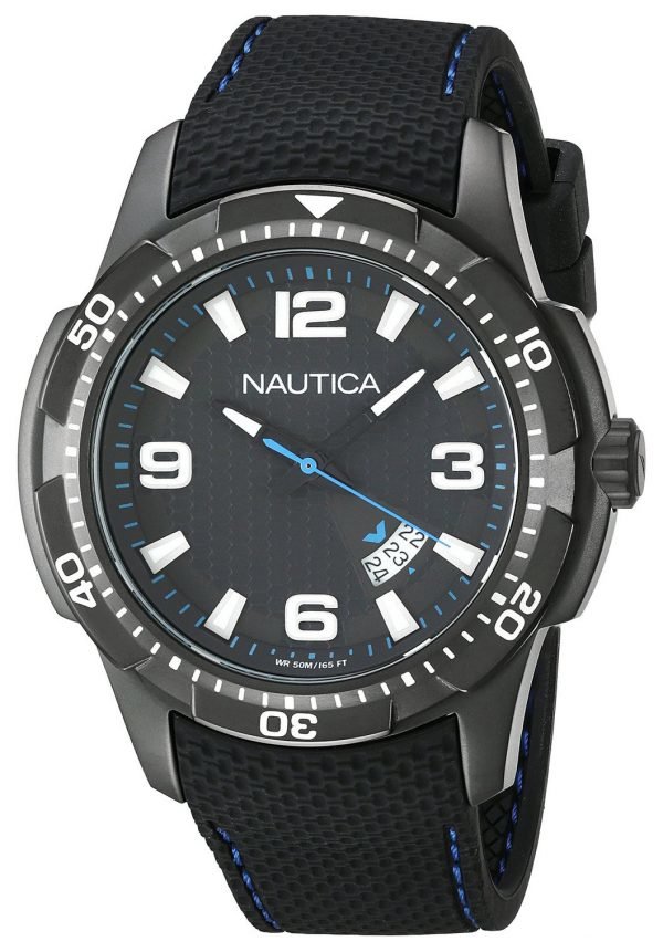 Nautica Analog Nai13511g Kello Musta / Kumi