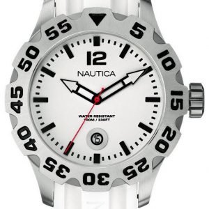 Nautica Bfd 100 A14608g Kello Valkoinen / Muovi