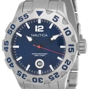 Nautica Bfd 100 A17569g Kello Sininen / Teräs