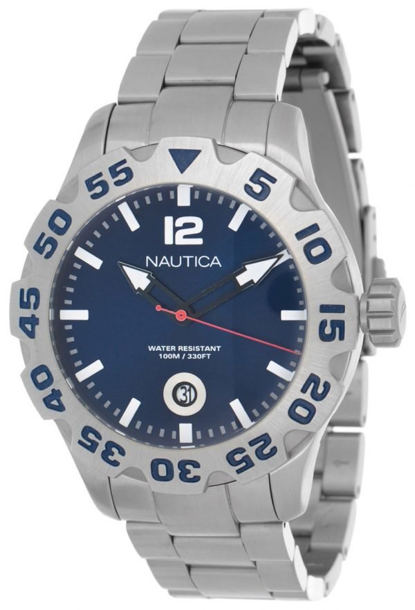 Nautica Bfd 100 A17569g Kello Sininen / Teräs