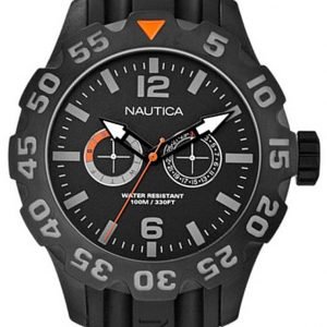 Nautica Bfd 100 A17617g Kello Musta / Muovi