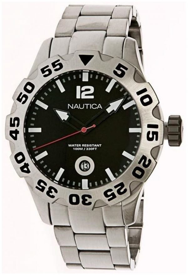 Nautica Bfd 100 N17549g Kello Musta / Teräs