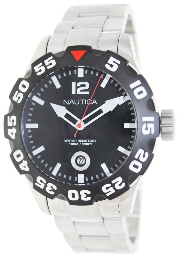 Nautica Bfd 100 N18622g Kello Musta / Teräs