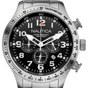 Nautica Bfd 101 A18592g Kello Musta / Teräs