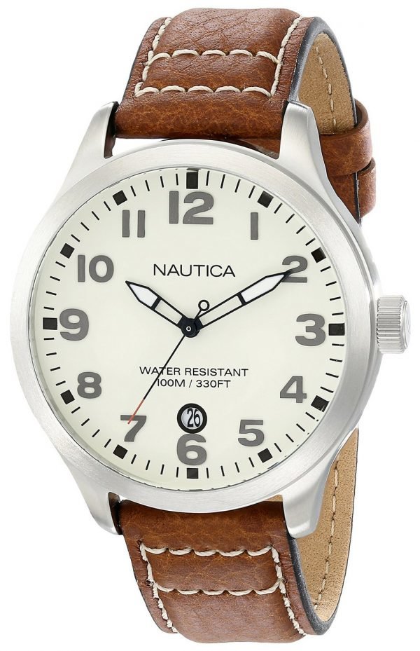 Nautica Bfd 101 N09560g Kello Valkoinen / Nahka