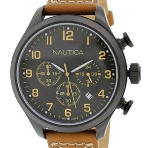 Nautica Bfd 101 N16599g Kello Musta / Nahka