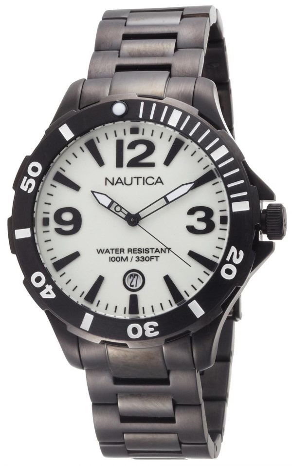 Nautica Bfd 101 N17572g Kello Valkoinen / Teräs