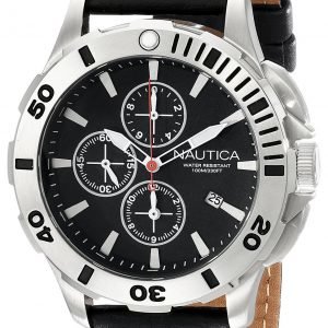 Nautica Bfd 101 N18641g Kello Musta / Nahka