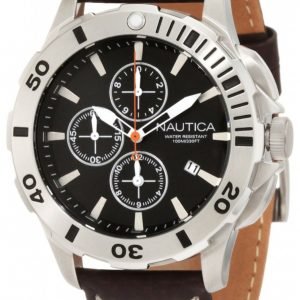 Nautica Bfd 101 N18643g Kello Musta / Nahka