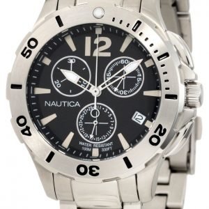 Nautica Bfd 101 N19584m Kello Musta / Teräs