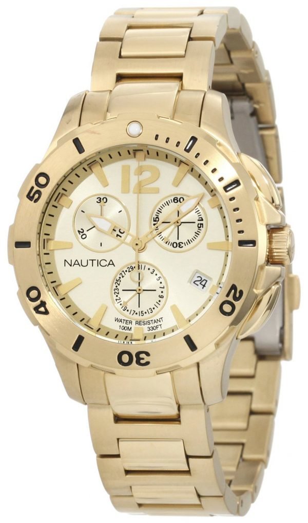 Nautica Bfd 101 N21532m Kello Kullattu / Kullansävytetty