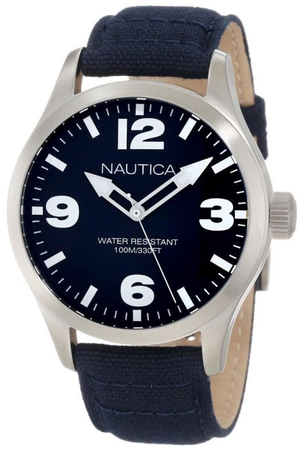 Nautica Bfd 102 A11555g Kello Sininen / Nahka