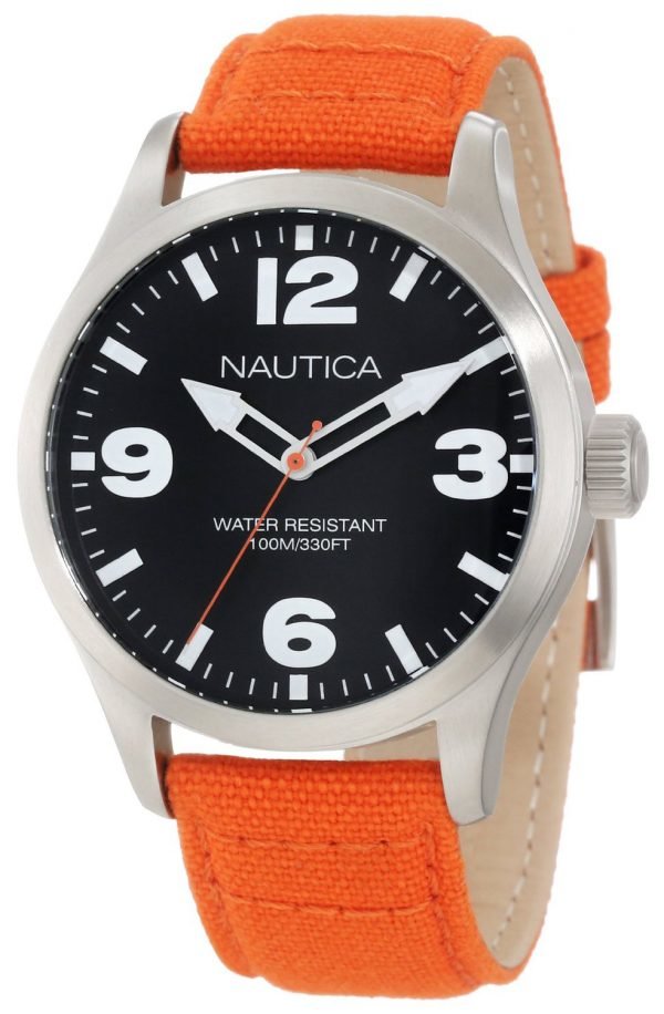 Nautica Bfd 102 N11560g Kello Musta / Nahka