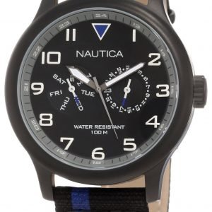 Nautica Bfd 103 N15619g Kello Musta / Nahka