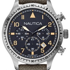 Nautica Bfd 105 A16579g Kello Musta / Nahka