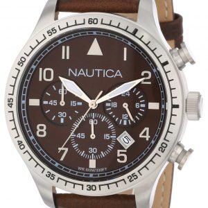 Nautica Bfd 105 N16582g Kello Ruskea / Nahka