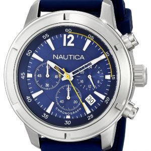 Nautica Chronograph N17652g Kello Sininen / Muovi