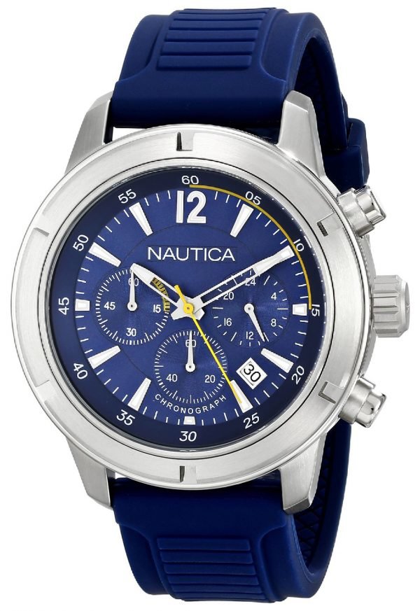 Nautica Chronograph N17652g Kello Sininen / Muovi