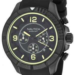 Nautica Chronograph Nai19526g Kello Musta / Kumi