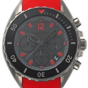 Nautica Chronograph Napnwp004 Kello Harmaa / Kumi