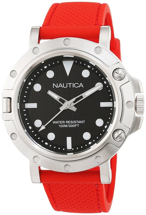 Nautica Dress Nad12549g Kello Musta / Kumi