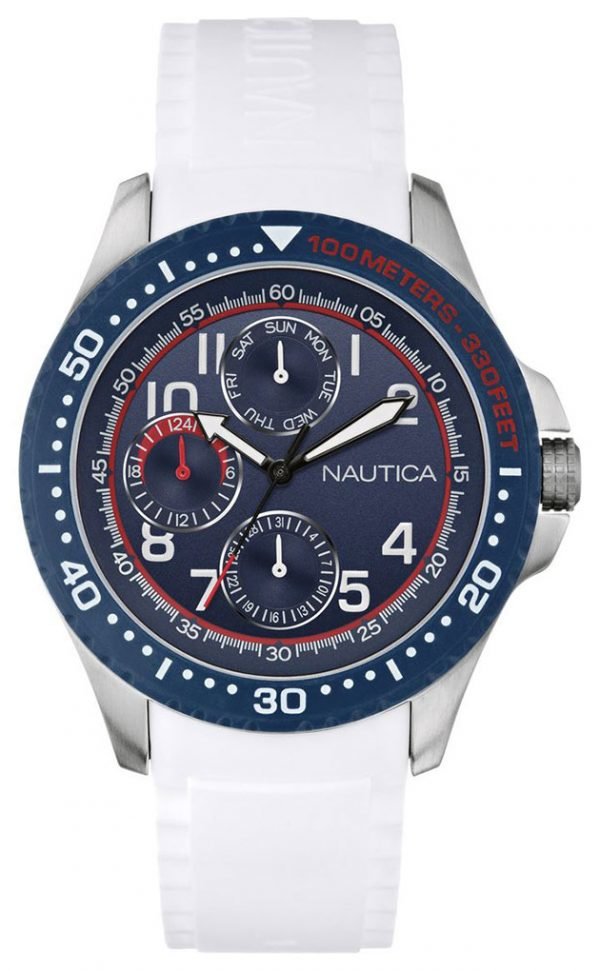 Nautica Multifunction A13683g Kello Sininen / Kumi