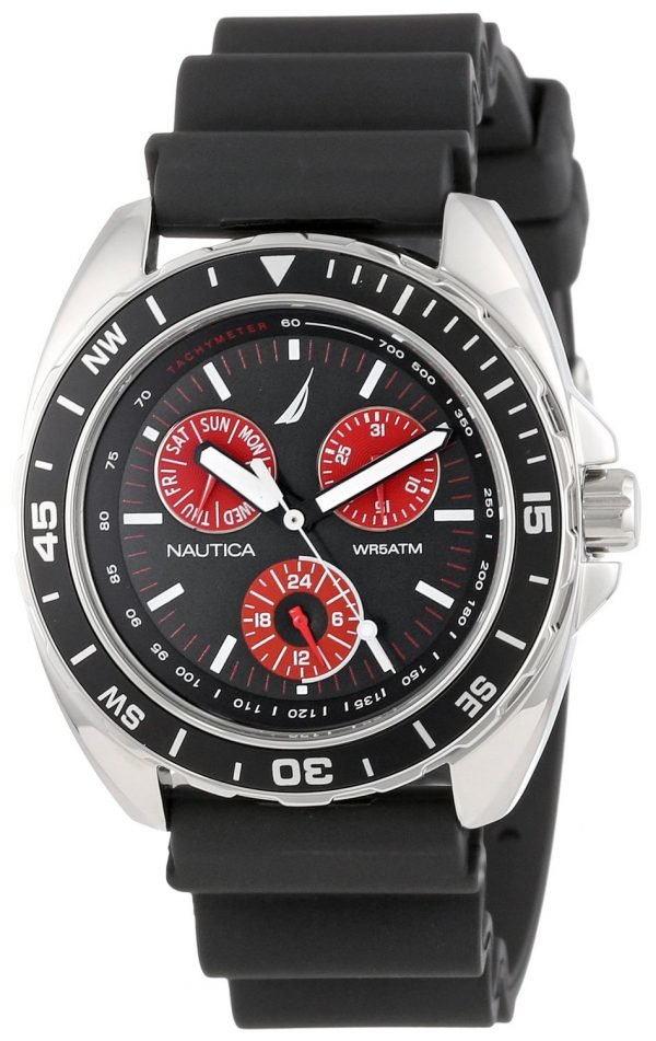 Nautica Multifunction N07577g Kello Musta / Muovi