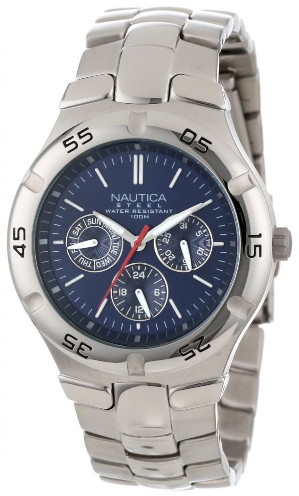 Nautica Multifunction N10061 Kello Sininen / Teräs